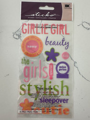 Sticko Autocollant 41PC Girlie Girl Beauty Hearts Stylish Sleepover Scrapbooking