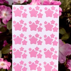 Glitter Star Sticker Sheet! – 0.25 to 0.75 inch