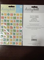 Daisy Hill Coochie Coo Baby LOT Of 3 2x Alphabet Stickers 1x word Sticker Sheet