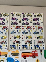 VTG Sticker Lot Mrs. Grossman‘S Transportation, Construction Motorcycles TRUCKS