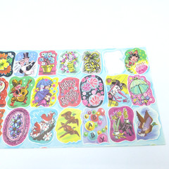 Vintage Gummed Seals and Gift Tags Lot Mid Century Wedding Baby All Occasion