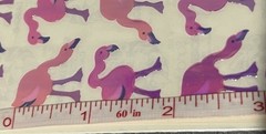 Rare Vintage Stickers NIP Sandy Lion Mother Of Pearl Opal Iridescent Flamingo
