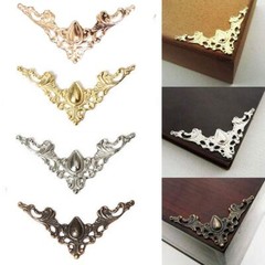 120PCS Vintage Metal Book Corner Protectors for Scrapbooking & Decorative Covers