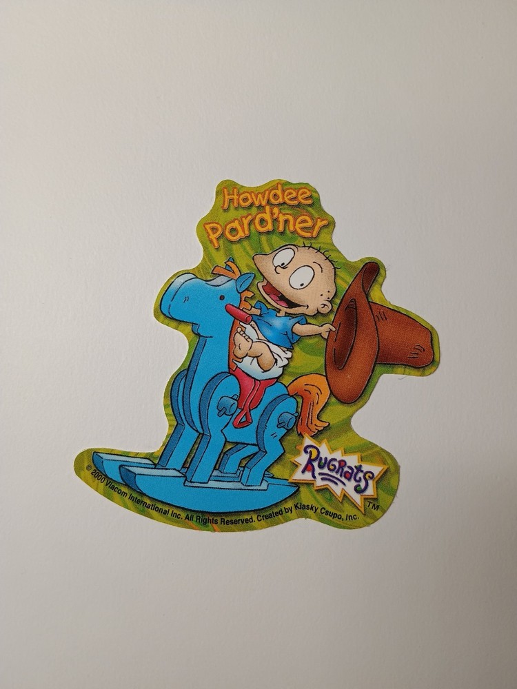 Vintage Stickers Y2K Rugrats Sticker VTG