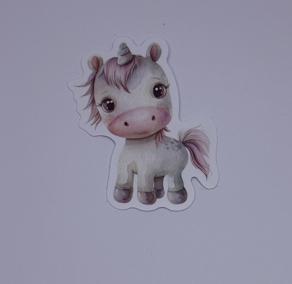 Cute Baby Horse Animal Sticker Vinyl Decal Journal Wall Fun Art Decor Tc9