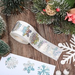 500Pcs Snow Decorative Labels Tear Resistant Backing For Party Decorations