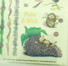 House Mouse & Friends Flower Spring Themed Stickers Wish Friends Hi x2 New