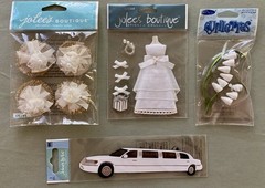 Large Lot of Wedding Stickers and Stamps! Jolee’s Boutique, K & Co,, Etc