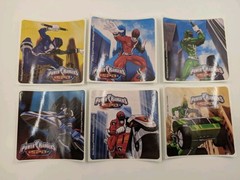 Sandy Lion Power Rangers Vintage Sticker Set Of 6 Pediatric Office Hospital Kids