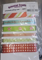 Christmas Adhesive Ribbon 5 Designs by Oriental Trading for Cards & Scrapbooks
