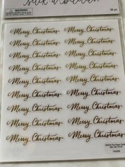MERRY CHRISTMAS STICKER LABELS 4 SHEETS – 40 PCS
