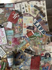 NEW 162 Piece Scrapbook Sticker & Embellishment Bundle • Multi Themed