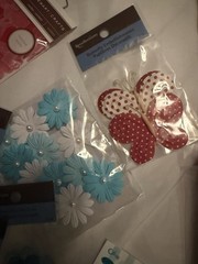 Vintage Scrapbooking Sticker Lot Dimensional Sticker Brad Die Cuts Embellishment