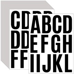 24 Sheets 2 Inch Self Adhesive Letters Stick on Vinyl Letters Capital…