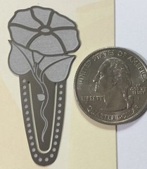 SILVER SPRING FLORAL CLIP(2pc)American Traditional•Journaling Memories•Scrapbook