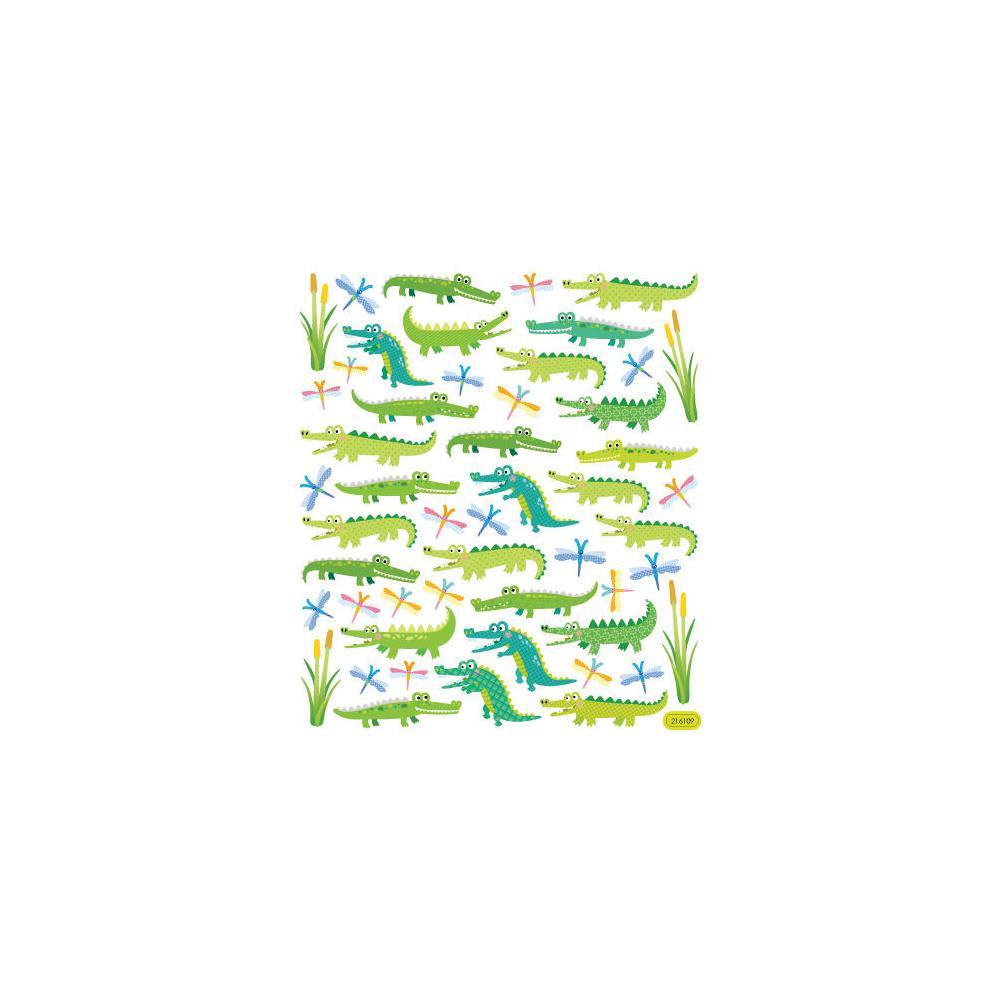 Scrapbooking Crafts Stickers SK Alligators Dragonflies Willows Cartoonish Smiles