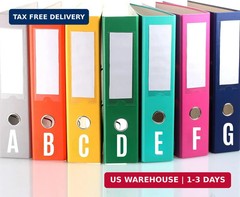 10 Sheets 500 Pcs Vinyl Letter Stickers, 2 inch Self-Adhesive Alphabet Numbers S