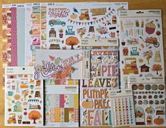 Harvest Market Fall Scrapbook Collection Simple Stories Paper Stickers More