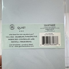 Gartner Mix + Mingle «Quiet» A10 Card 10 count 3.875”x9.25” Lot of 3 (30 Cards)