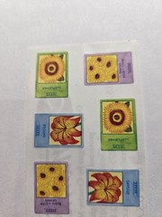 Creative Memories Garden Seed Packet Scrapbook Sticker