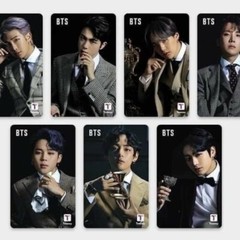 BTS X CU Tmoney T money Official Transport Photo Card Limited Rare