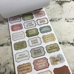 Scrapbooking Stickers Autocollants Travel Bon Voyage Vacation Lot Book & Package