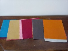 Junk Journal Supplies/Chenille-like Upholstery Samples, 35 pcs, 6″ x 6 1/2″