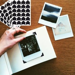 Black Photo Corners Self Adhesive Stickers, 10/120Piece Acid Free Photo/Picture