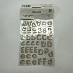 Letters Numbers Stickers New (Lot of 3)