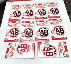 10 Packs Red Sparkle Peel and Stick Letters 252 Characters Per Pack= 2520