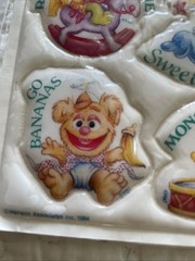 Lot Of Vintage 1980s Puffy Muppets Smurfs Stickers