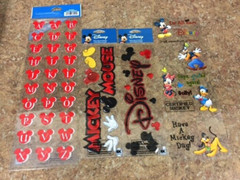 3 New unopened Disney theme Scrapbook embellishments PLUS – FREE Shipping