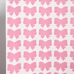 Light Pink Matte Bow Stickers! – Choose a Size!