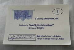 Vtg 60 Disney Panini Hunchback of Notre Dame Album Stickers Autocollants Fleer