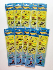 Vtg Sandylion Stickers LOT Hot Wheels NIP 2002 motorcycle go cart racing