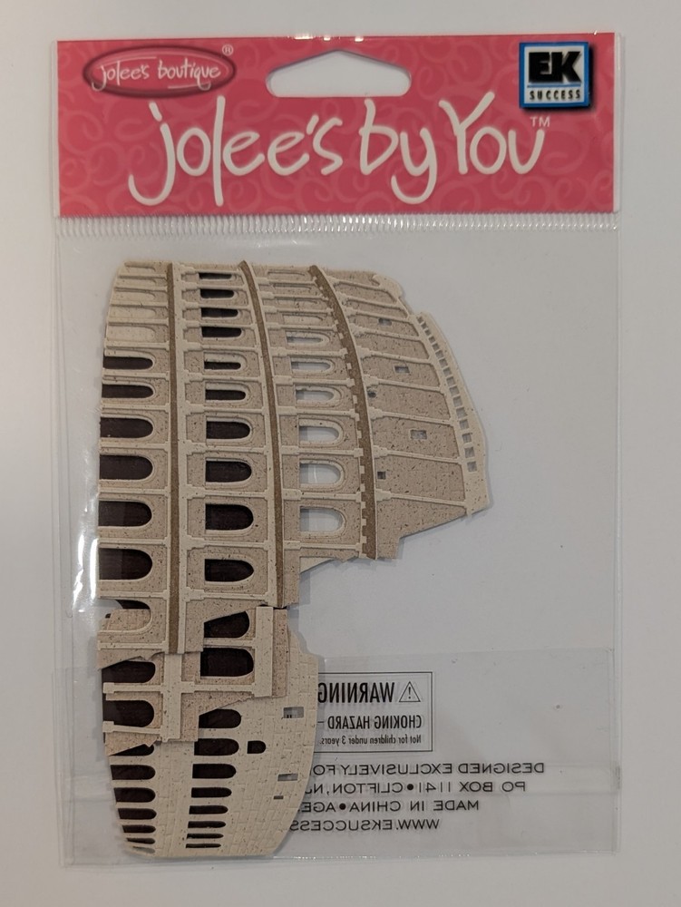 Jolee’s Colosseum Coliseum Rome Italy Scrapbooking Embellishment