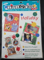 Memory Kit Scrapbook Kit Birthday School Holiday Baby Die-Cuts Lot x6