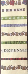 Football Defense Touchdown Gridiron Big Game Star Recollections Border Stickers