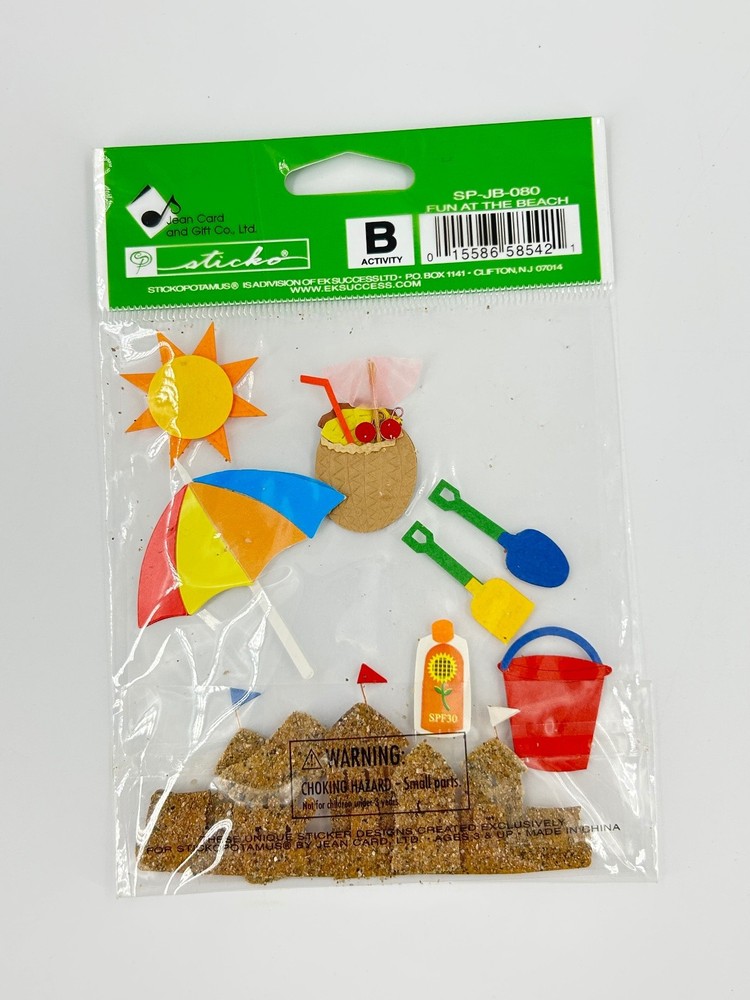 Sticko Jolee’s Boutique Fun At The Beach Stickers Activity Pack