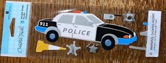 CREATIVE TOUCH Cop Police Car Cones Star Badges 911 Emergency Vehicle Stickers