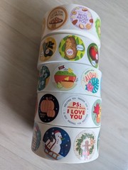 5 Rolls (2500 Stickers) of TRADER JOE’S Stickers and more… 🔥 NEW!