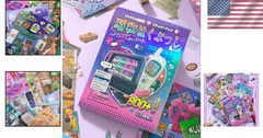 Girl’s Japanese Retro Sticker Book, Y2K Theme – 800+ Cute Old Showa Style Old…