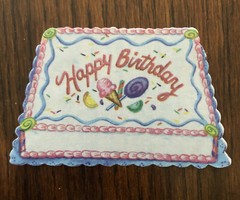 Paper Reflections Vellum Die Cuts Birthday Stickers