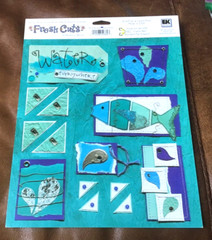 Rebecca Sower FRESH CUTS Cut-out Embellishments EK Success WATER EVERYWHERE *