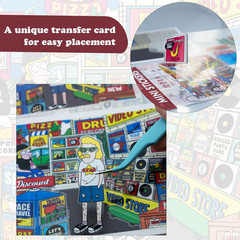 4Pcs 3D Scene Stickers for Room Decor, DIY Miniature Landscape Stickers