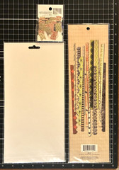 My Mind’s Eye Halloween SOMETHING WICKED Alpha Stickers Borders Garland LOT