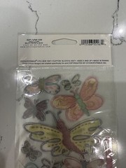 Sticko Vellum Photo Safe Butterflies 12 PC Multi Colors & Sizes Scrapbooking Art