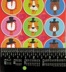 Horiechaly Lavender Scented Scratch & Sniff Animal Magician Stickers