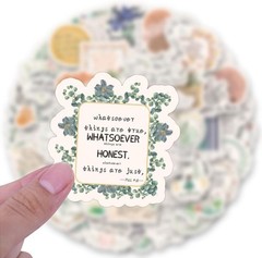 Bible Stickers 100Pcs Christian Verse Faith Jesus Vinyl Waterproof Decals for La