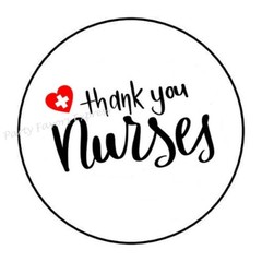 THANK YOU NURSES WEEK ENVELOPE SEALS LABELS STICKERS PARTY FAVORS